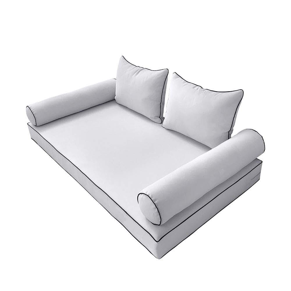 Prolinemax Outdoor Style 4 Crib Daybed Mattress and Pillow Cover Set