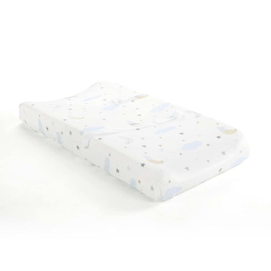 Lush Decor Goodnight Little Moon Soft And Plush Changing Pad Cover Blue