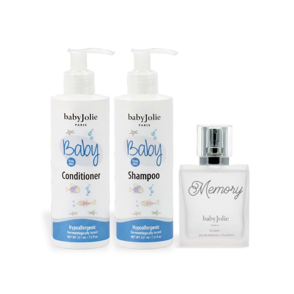 Baby Jolie Baby Shampoo, Conditioner, and Perfume 3-Piece Set