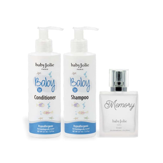 Baby Jolie Baby Shampoo, Conditioner, and Perfume 3-Piece Set