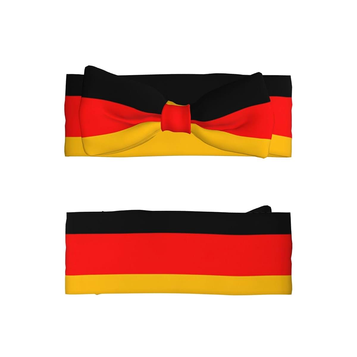 BROLEO Germany Flag Prints Baby Bow Headband