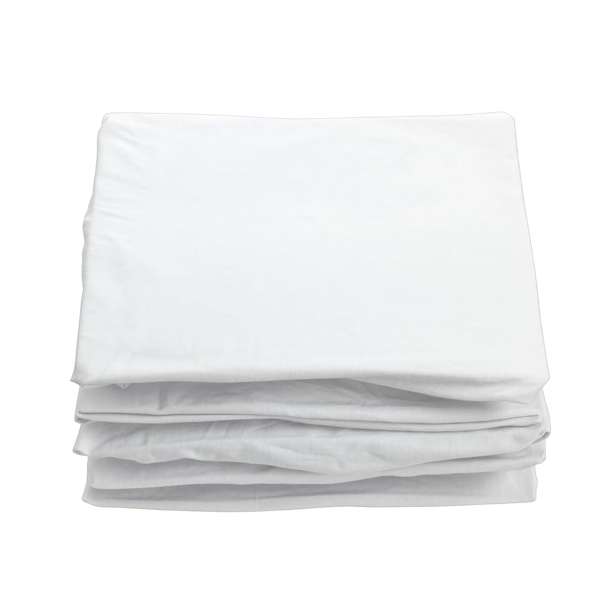 Discount School Supply White Cotton Fitted Crib Sheets - Set Of 6