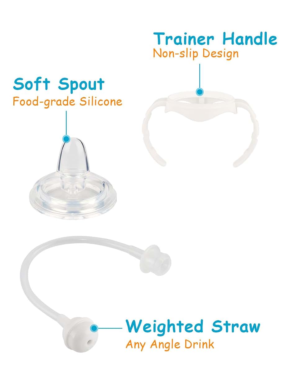 XUNICUTE Sippy Cup Soft Spout Conversion Kit