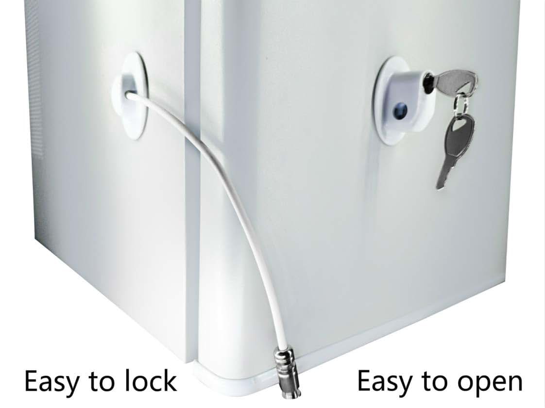 Coco&Angelo Refrigerator Lock with 2 Keys and Adhesive Mount (photo 2)