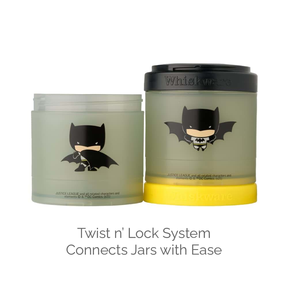 BlenderBottle Wonder Woman Snack Containers, 3 Cups