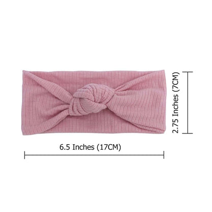 Gebelle 16 Pack Soft Knot Baby Headbands with Hair Bows, Cotton Blend for Newborn to Toddler