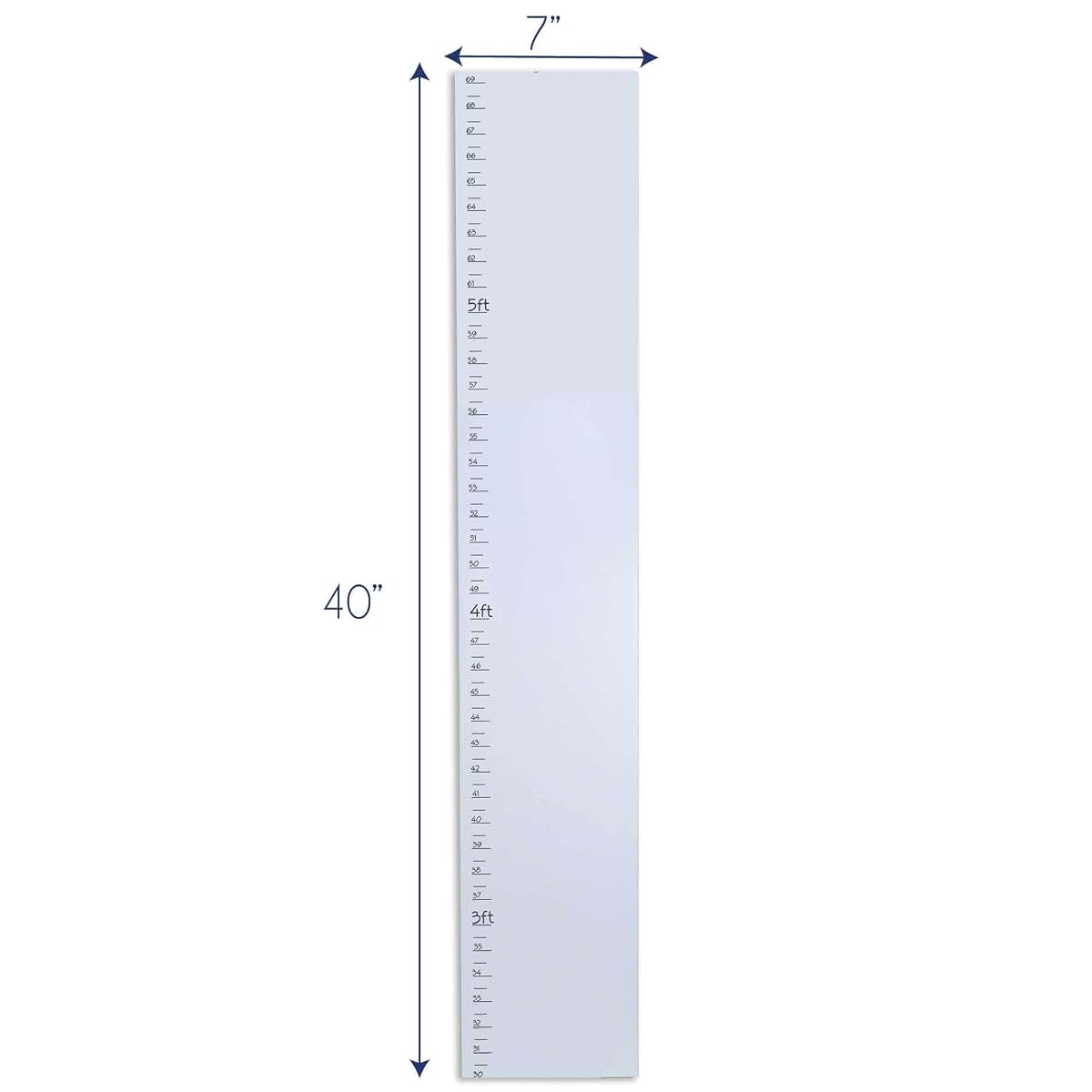 My Bambino Personalized White Growth Chart | Boho Rainbow | Measuring Stick | Measurement Ruler | Birthday Gift for