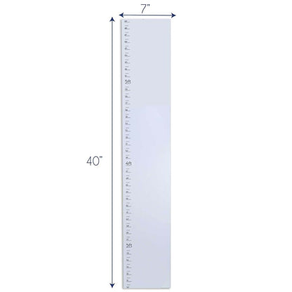 My Bambino Personalized White Growth Chart | Boho Rainbow | Measuring Stick | Measurement Ruler | Birthday Gift for