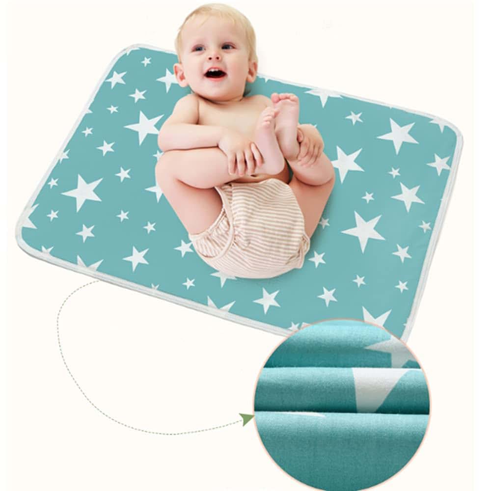 BBPIG Waterproof Baby Diaper Changing Pad Multi Function Diaper Change Mat for Girls Boys Newborn Washable Reusable (photo 3)
