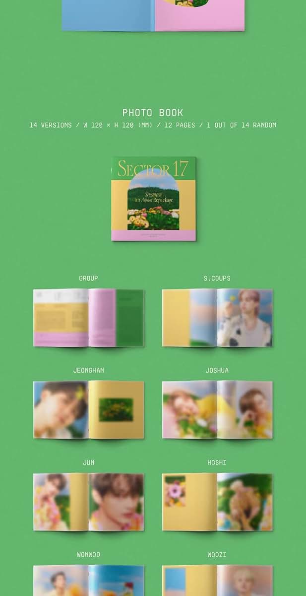 Seventeen Sector 17 Fourth Album Repackage Compact Random Version CD Set