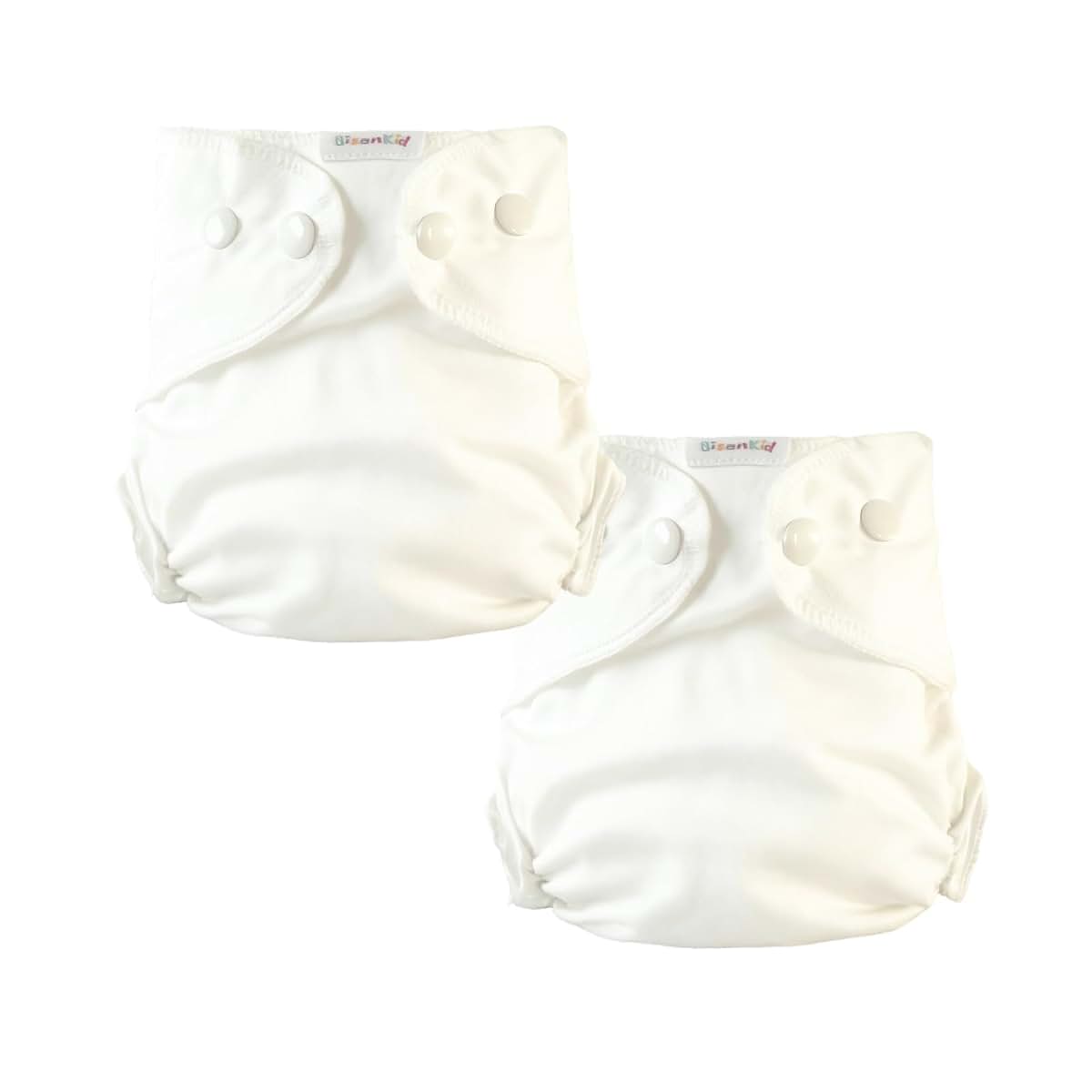BISENKID Organic Cotton Cloth Diaper Inner - Super Absorbent and Comfy, Used with Waterproof Cloth Diaper Cover Which