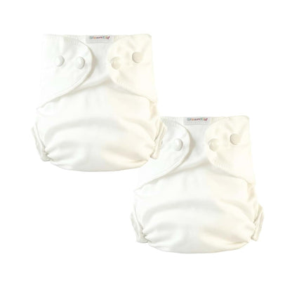 BISENKID Organic Cotton Cloth Diaper Inner - Super Absorbent and Comfy, Used with Waterproof Cloth Diaper Cover Which