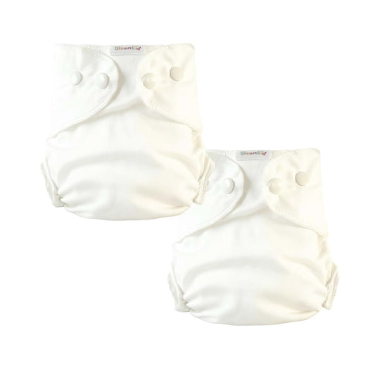 BISENKID Organic Cotton Cloth Diaper Inner - Super Absorbent and Comfy, Used with Waterproof Cloth Diaper Cover Which