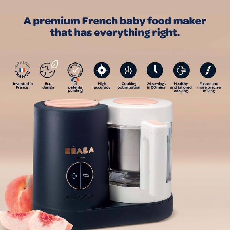 Béaba Babycook Neo Baby Food Maker In Midnight, 42 Oz (photo 2)