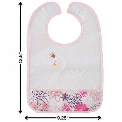 Fun Express Sweet Swan Baby Bib - Apparel Accessories - 1 Piece (photo 2)