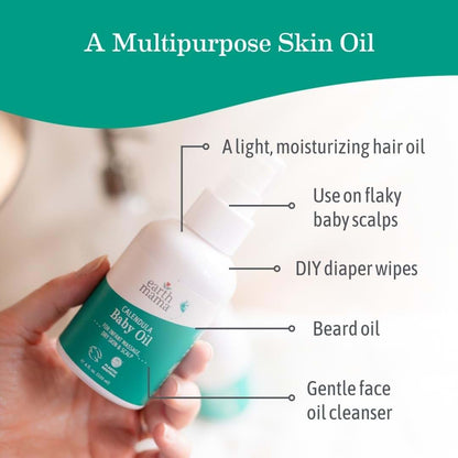 Earth Mama Calendula Baby Oil - Massage and Moisturizing Body Oil for Infants
