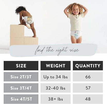 The Honest Company Training Pants, Rompin' & Stompin', Size 2T/3T, 66 Count (photo 3)