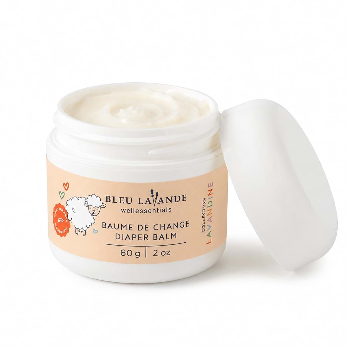 Bleu Lavande Natural Baby Diaper Balm With Calendula And Lavender