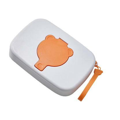 MENGLANSI Bear Pattern Wipe Dispenser Holder With Lid