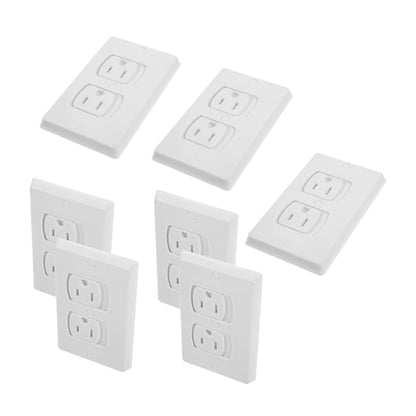 Electric Outlet Safety Covers for Wall Outlets - 10 Pack ABS Construction