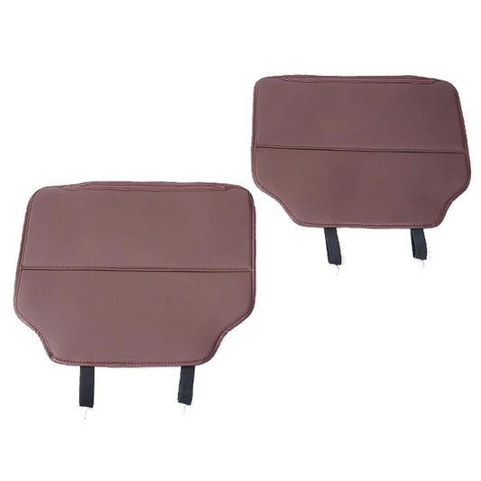 BAWPMAQY 2-Pack Car Seat Kick Mat Protectors for Toyota Tacoma 2023-2024, Leather Seat Back Anti-Kick Pad Universal