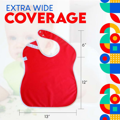 Baby Bib for Everyday Feeding and Mealtime Use