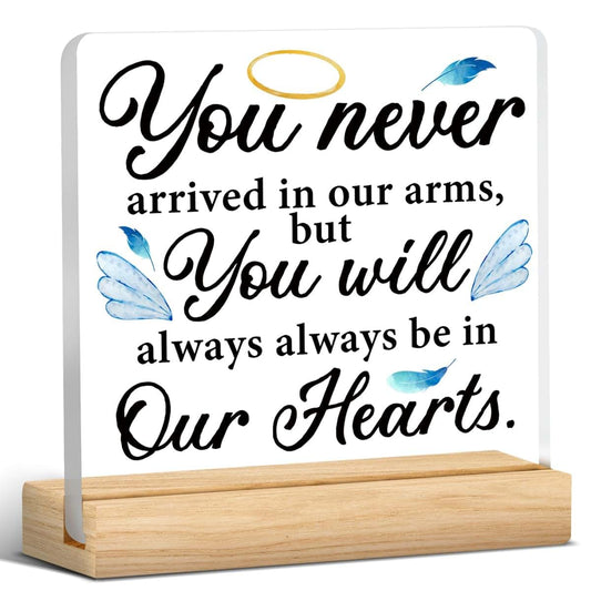 Yubku Acrylic Desk Sign Memorial Gift For Remembrance