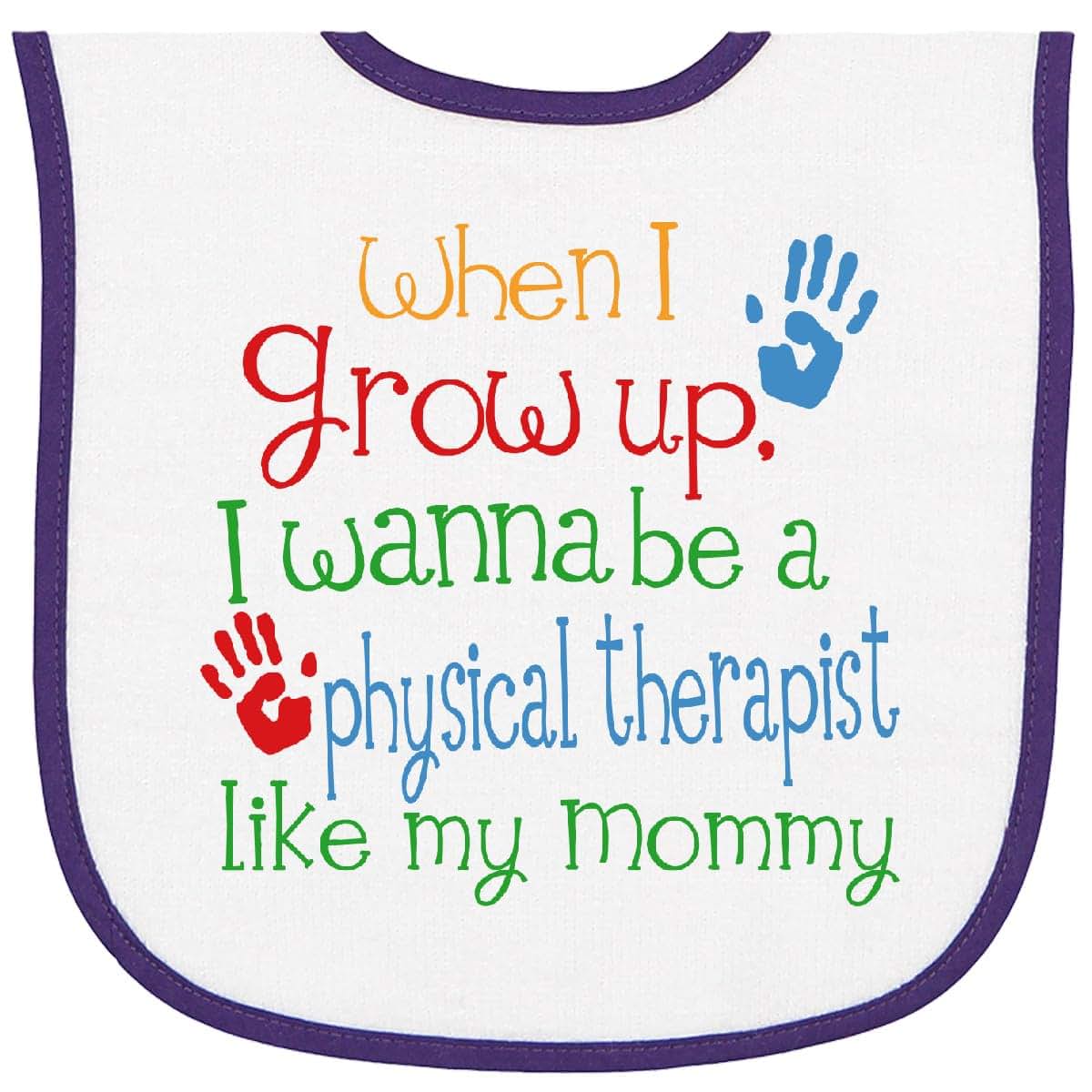 BabyOneStop Physical Therapist Like Mommy Terry Cloth Bib