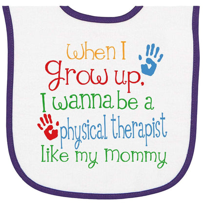 BabyOneStop Physical Therapist Like Mommy Terry Cloth Bib
