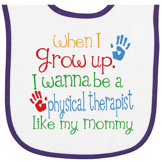 BabyOneStop Physical Therapist Like Mommy Terry Cloth Bib