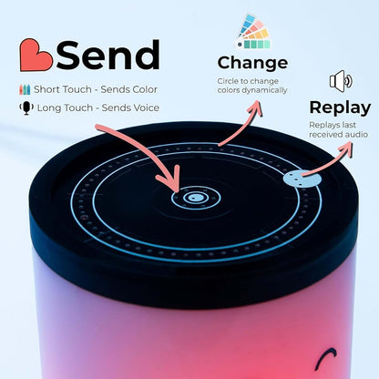 Zoci Voci Telepathy Voicy Friendship Lamp, Single Lamp