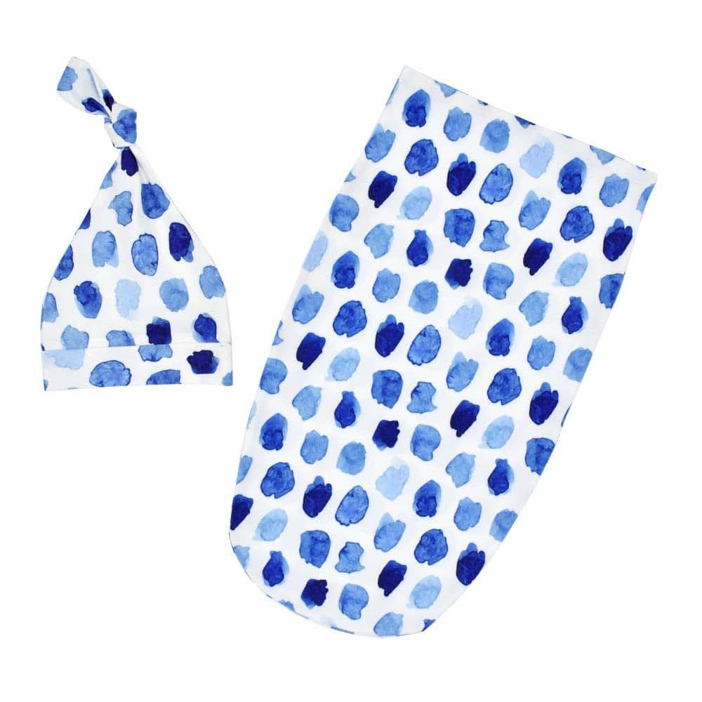 JHION Newborn Baby Swaddle Sack Blankets And Hat Set For 0-3 Months (photo 2)