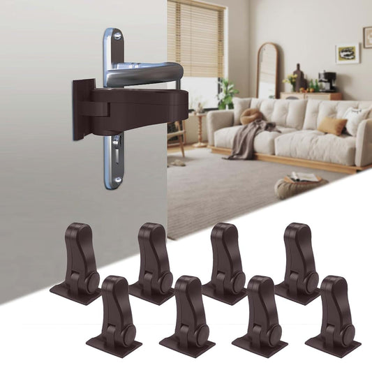 Child Proof Door Lever Locks, 8-Pack Adhesive Handle Locks