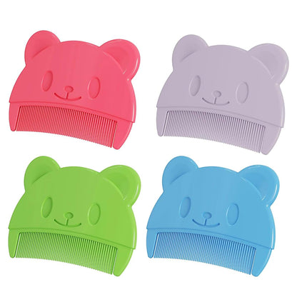 BabyOneStop Baby Hair Comb With Cartoon Bear Handle, Soft PP Teeth For Infant Bathing And Head Massage, Green