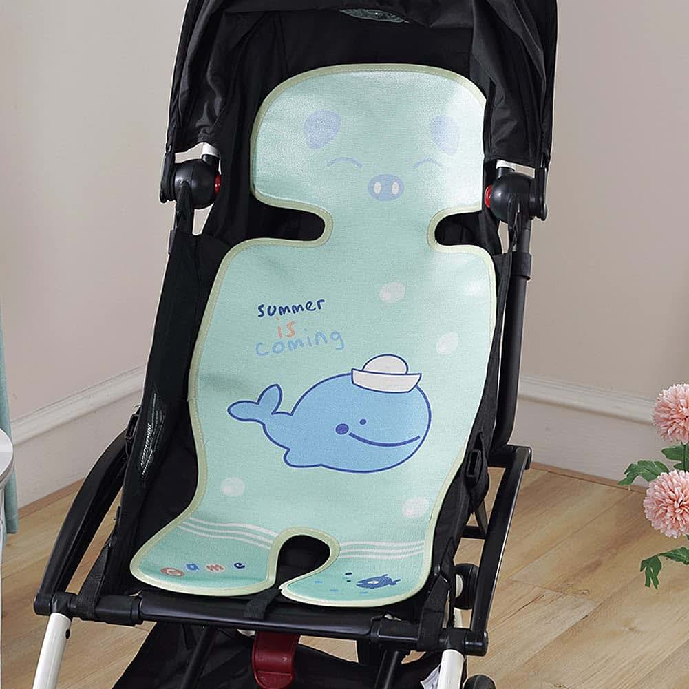 Magik Baby Stroller Liner and Car Seat Pad, 2 Pack Green Whale (photo 2)