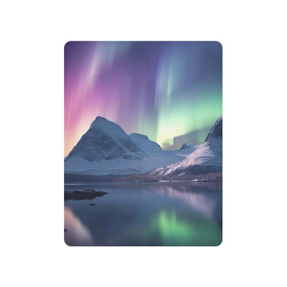 Jihqo Aurora Northern Lights Fitted Crib Sheets for Mini Cribs