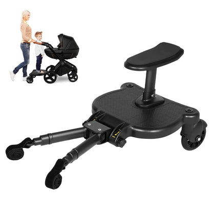 Universal Stroller Board with Detachable Seat for Multiple Strollers