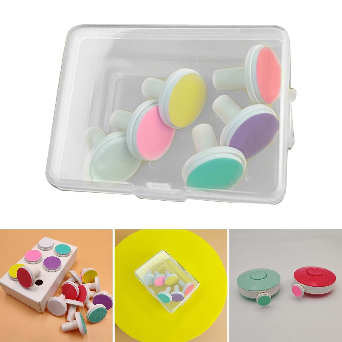 Liuands Baby Nails Trimmer Replacement Grinding Heads 6-Piece Set (photo 2)