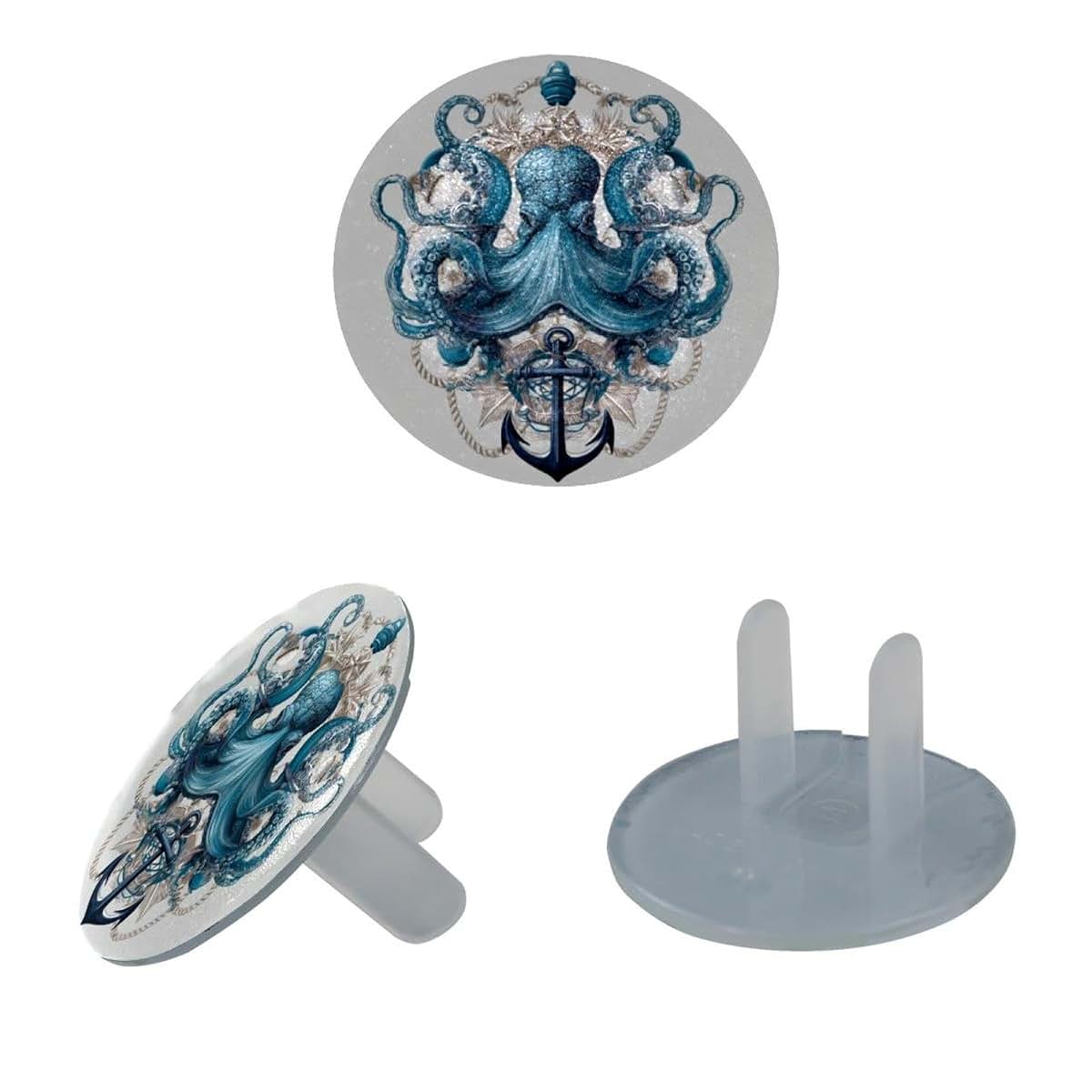 Cdgiruowunv Nautical Octopus Outlet Plug Covers For Electrical Sockets (photo 2)