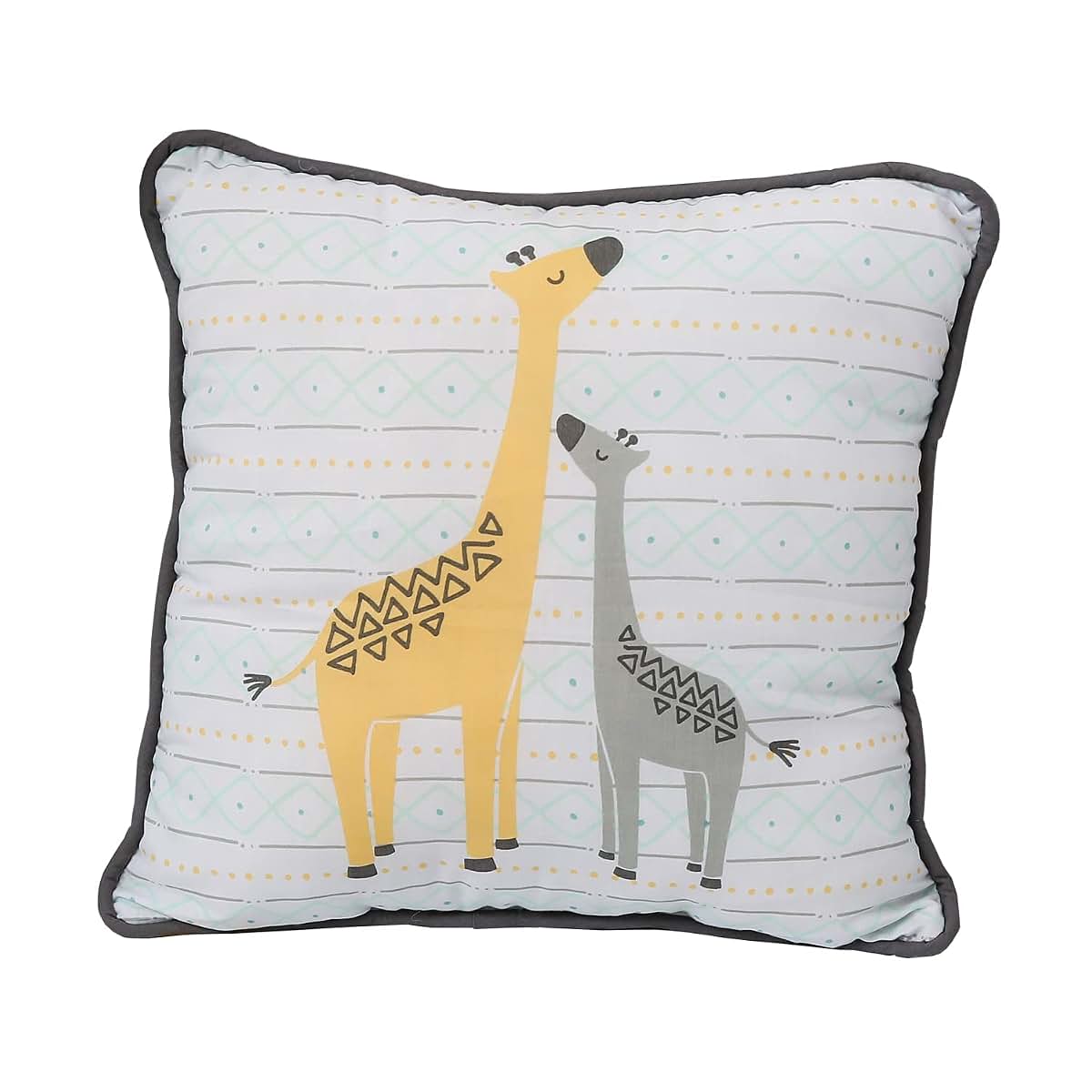 CribMATE Gray Giraffe Nursery Crib Bedding Set for Boys -5 Pieces Giraffe Baby Boy Cot Bedding Set (photo 2)