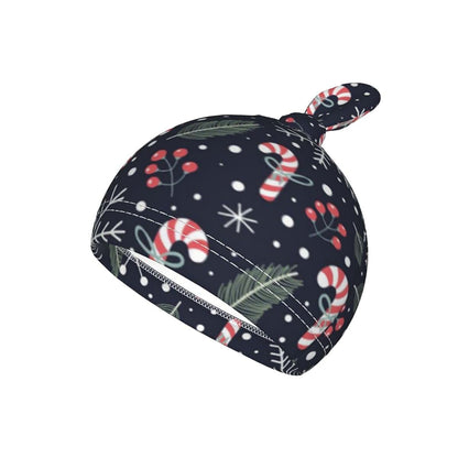 Rongyuan Christmas Newborn Baby Swaddle Blankets Headbands Beanie Hats Sets Soft and Breathable Nursery Shower Gift Set (photo 4)