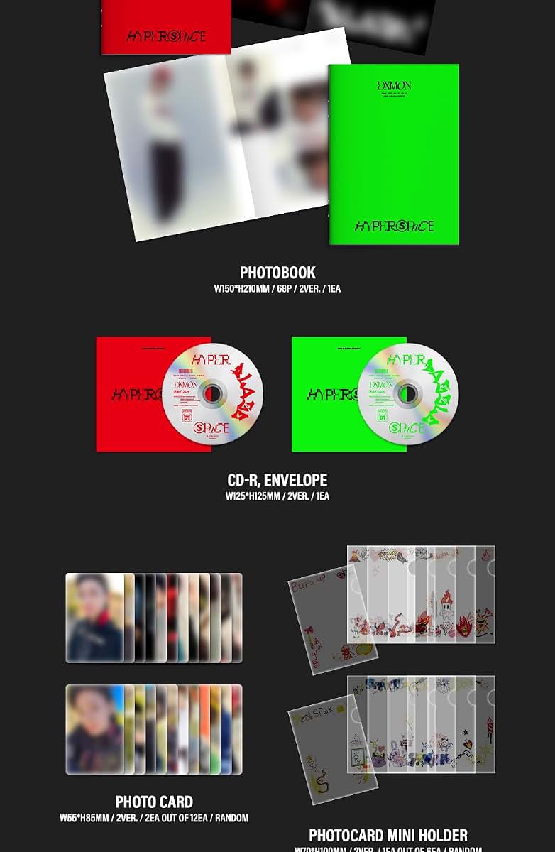 Dreamus Dxmon Hyperspace 1st Mini Album Random Version