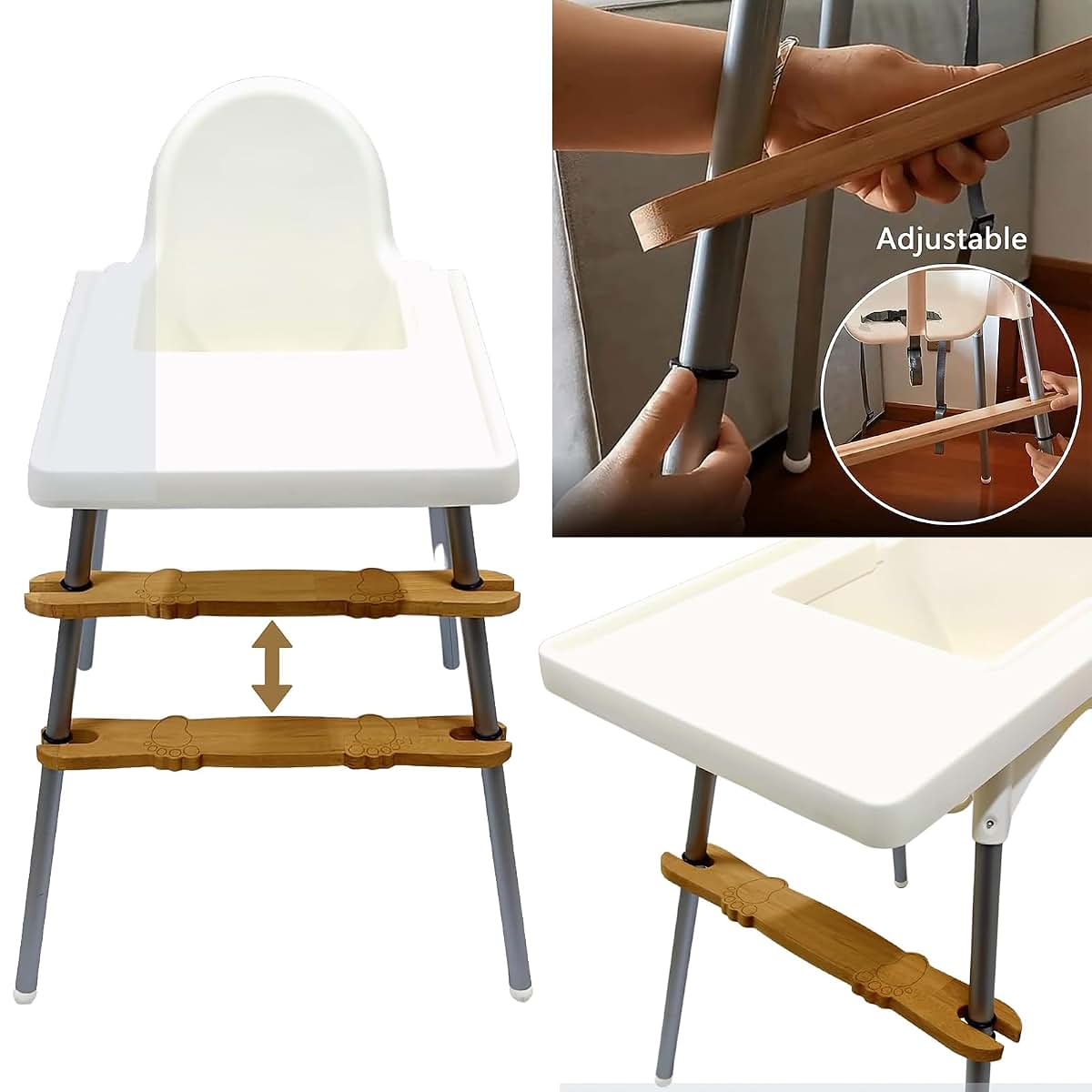 HANH High Chair Footrest Compatible With IKEA Antilop (photo 2)