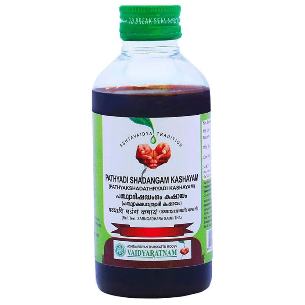 Vaidyaratnam Pathyadi Shadangam Kashayam 200 ml Pack Of 3
