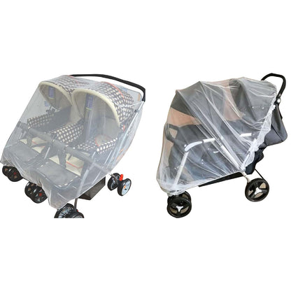 Stroller Protective Net for Double Joggers Mesh Cover