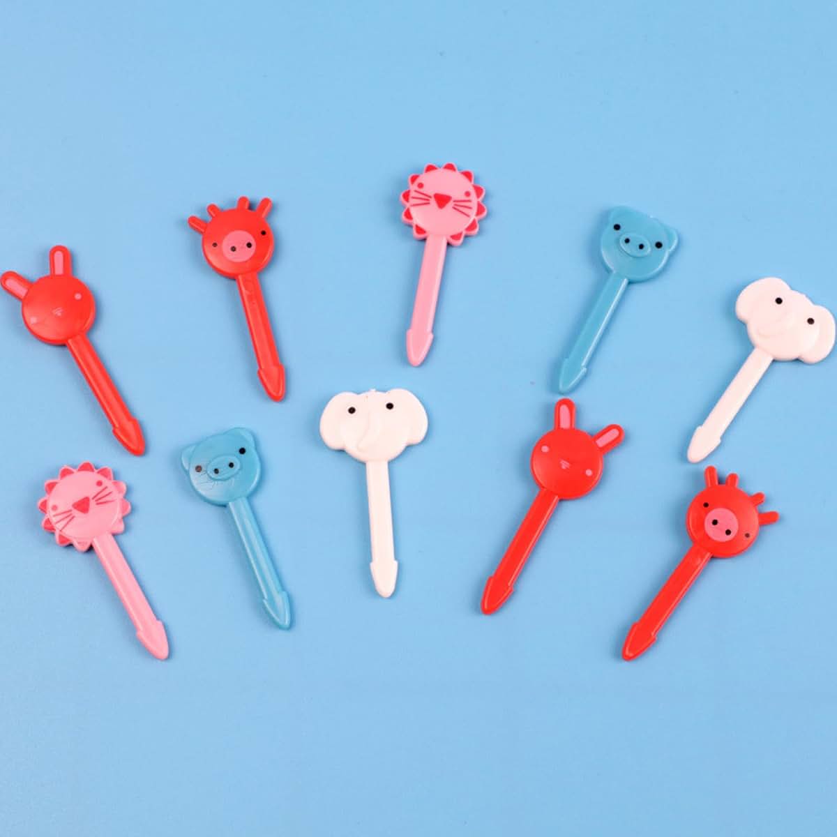 CRZQXOUR Animal Patterned Food Picks 20 Piece Set