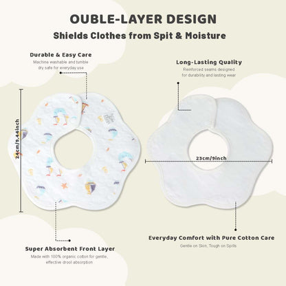 Everyday Baby Feeding Bib for Mealtime Use