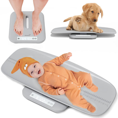 Baby Scale and Height Measuring Device with Hold Function