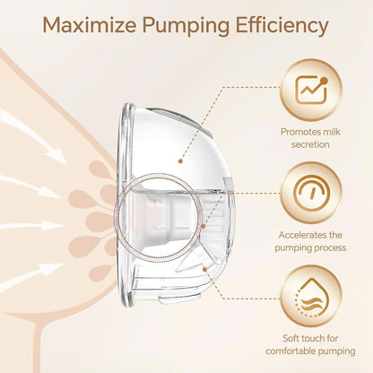 Mompmuir Flange Inserts Sizing Kit, 16PCS for 24mm Breast Pumps