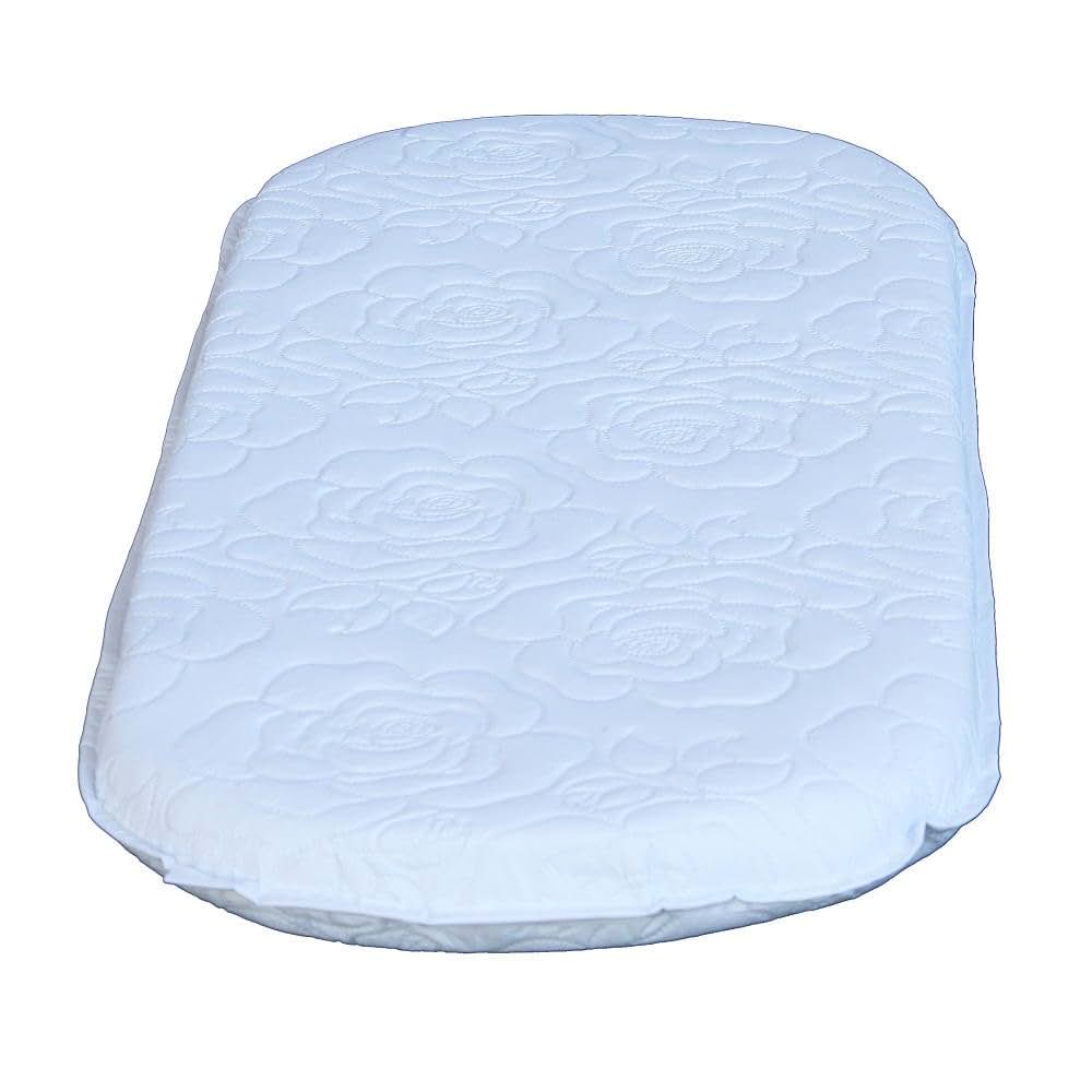 Colgate Mattress Cradle & Bassinet Mattress, Reversible 2-Inch Pad with Waterproof Quilted Cover, 15 x 30 x 2 Inches